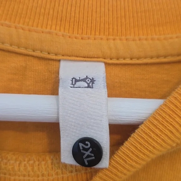 Travis Scott Orange Tie-Dye Butterfly Skull Tee - Picture 3 of 7